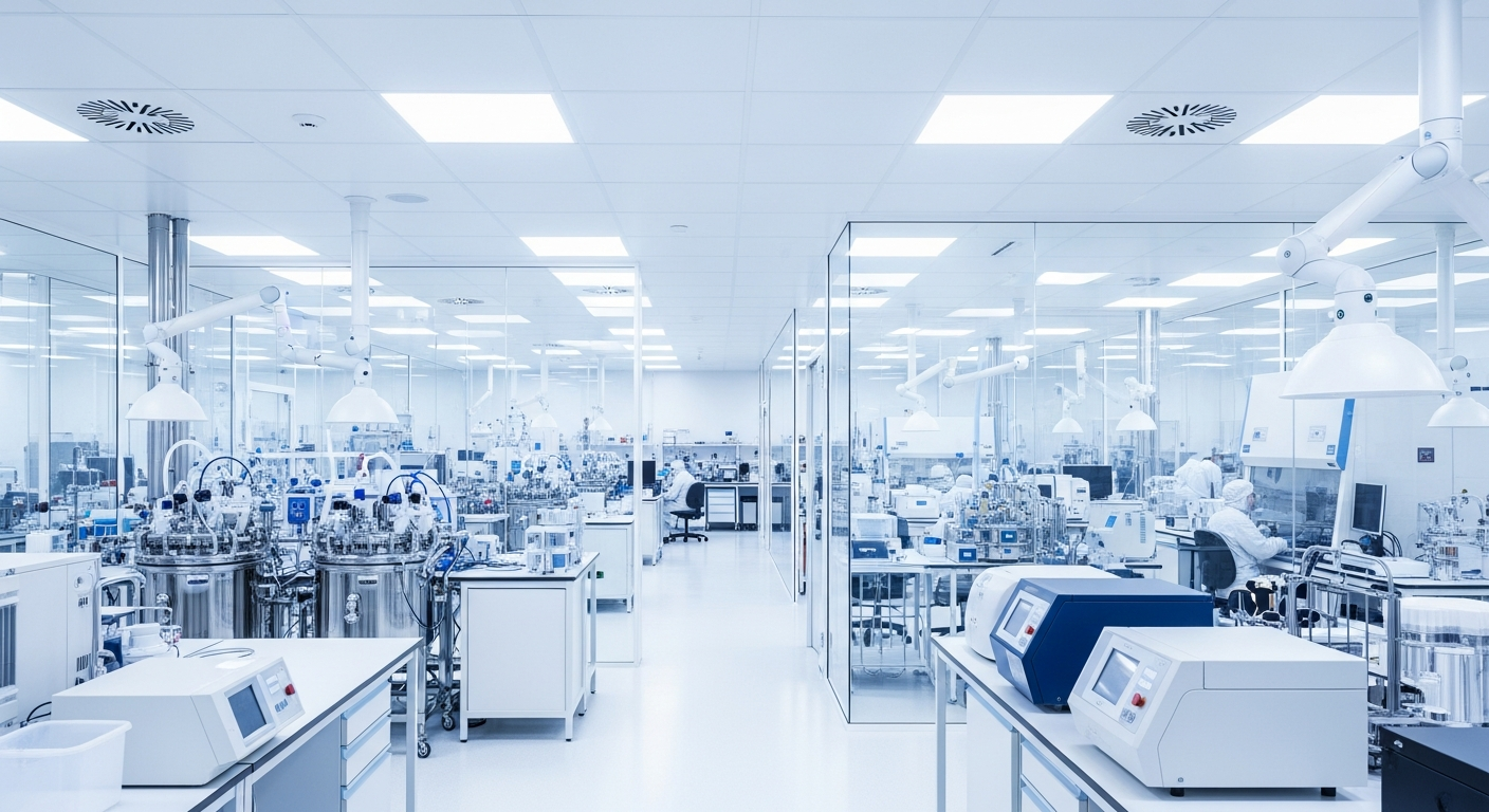 Modern Biopharmaceutical Laboratory